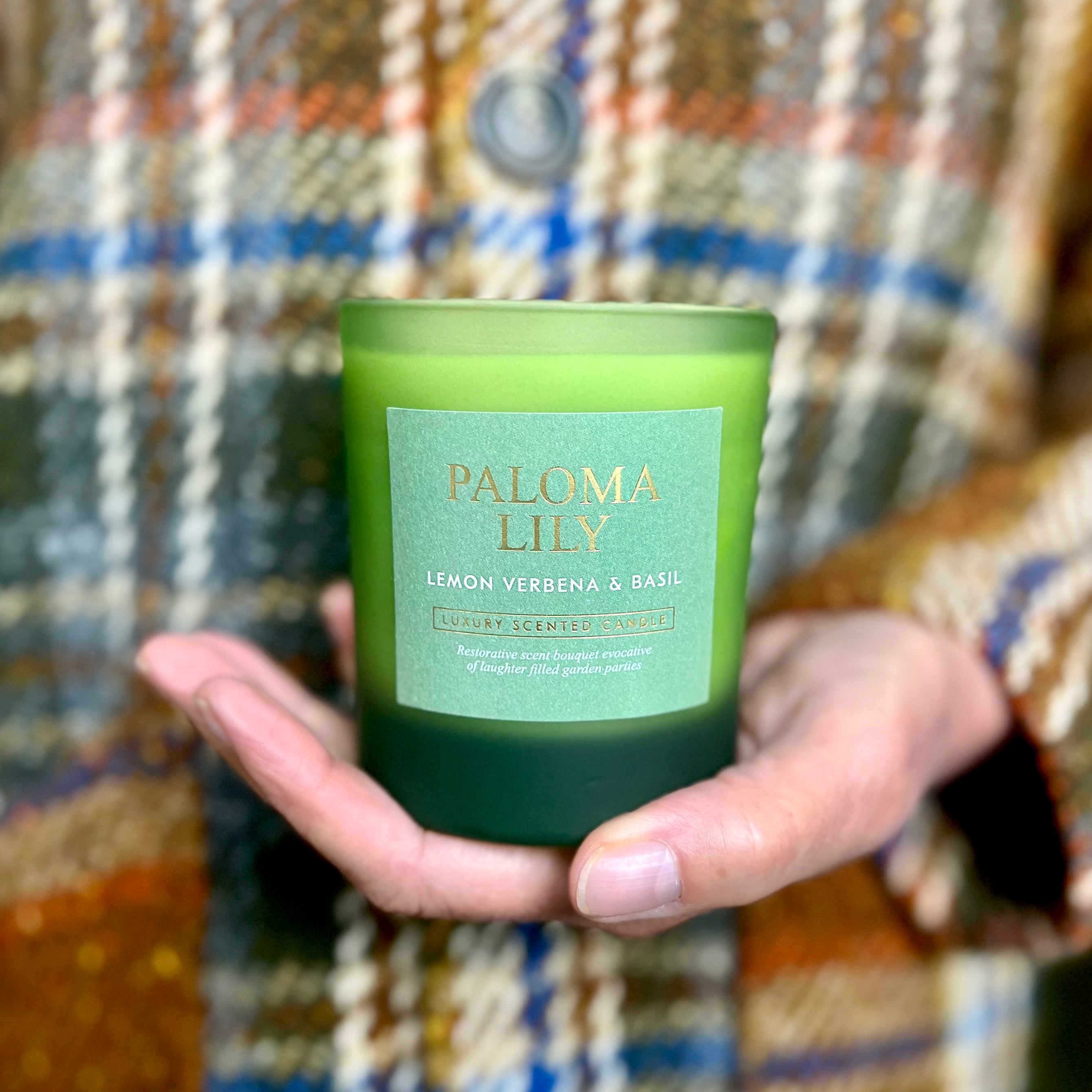 Lemon Verbena &amp; Basil Luxury Candle