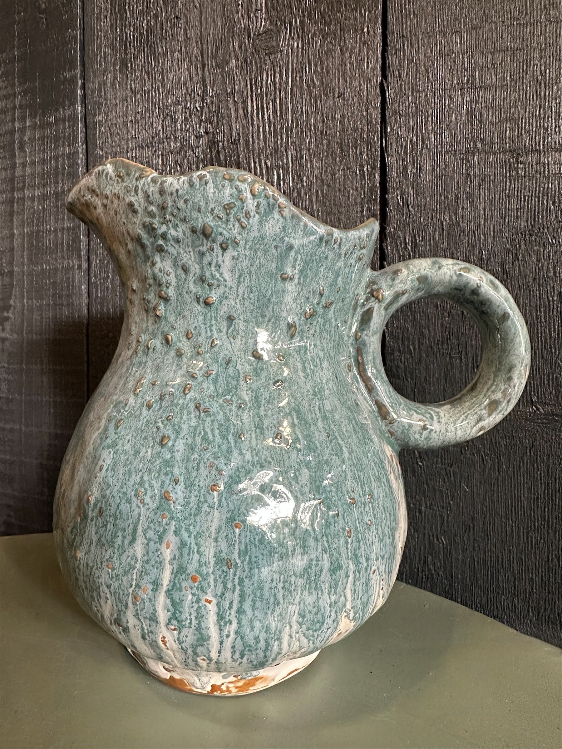 Blue Ceramic Jug