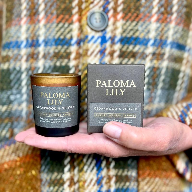 Cedarwood & Vetiver Travel Candle