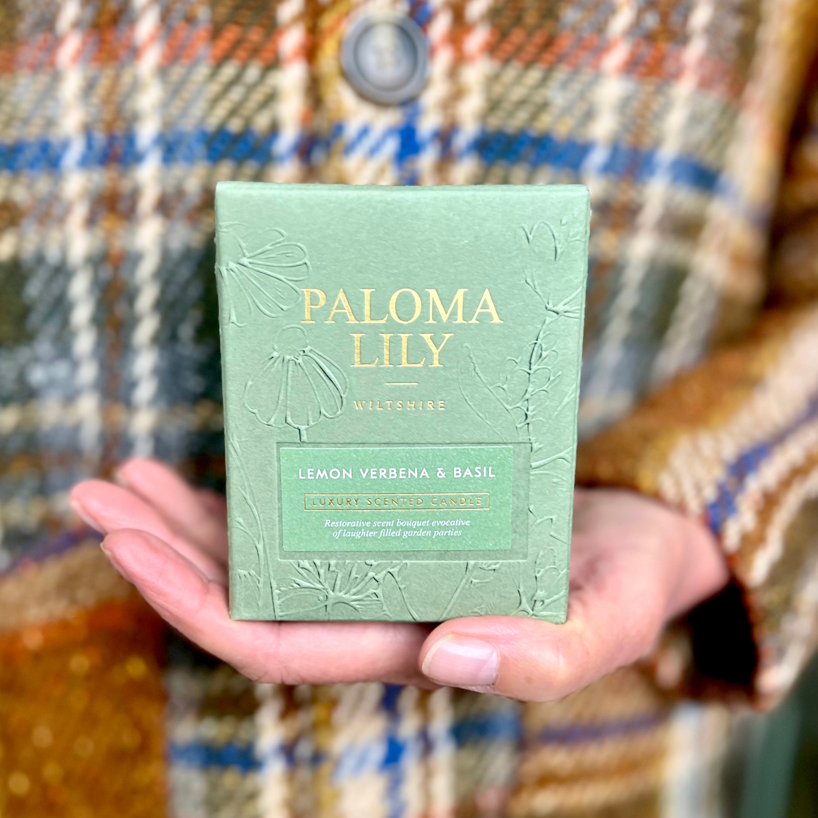 Lemon Verbena & Basil Luxury Candle