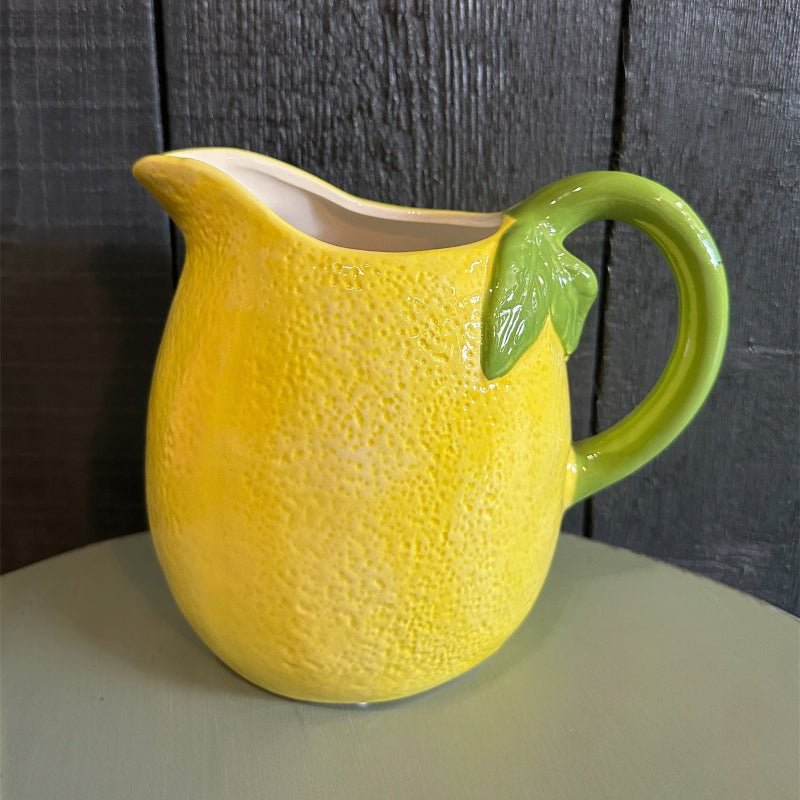 Lemon Ceramic Jug