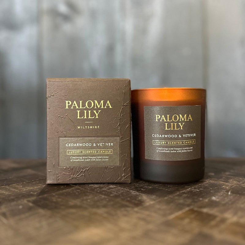 Cedarwood & Vetiver Luxury Candle