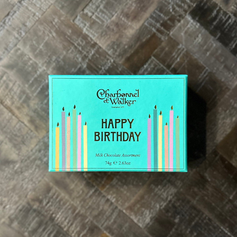 Chocolate bar packaging with &