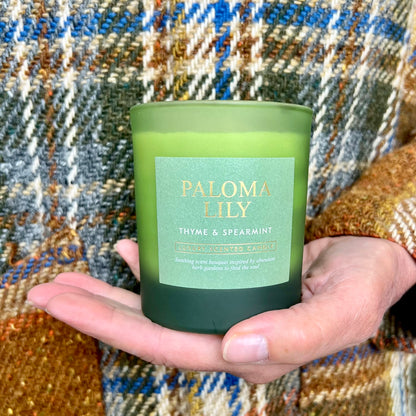 Thyme &amp; Spearmint Luxury Candle