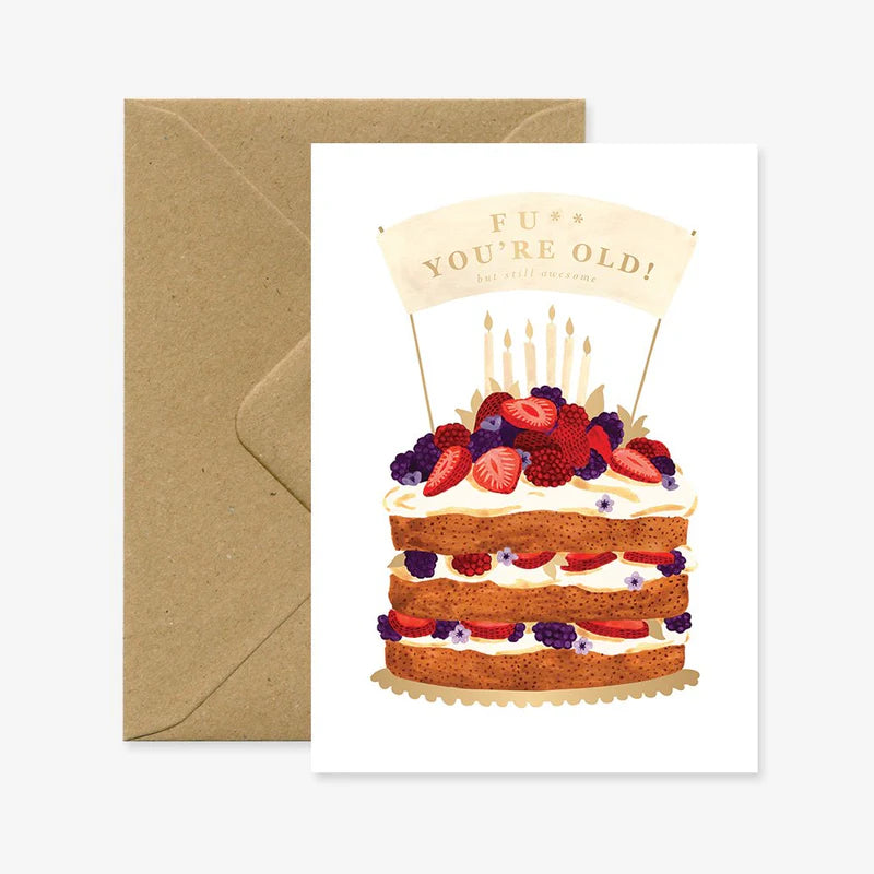 Cake With A Banner