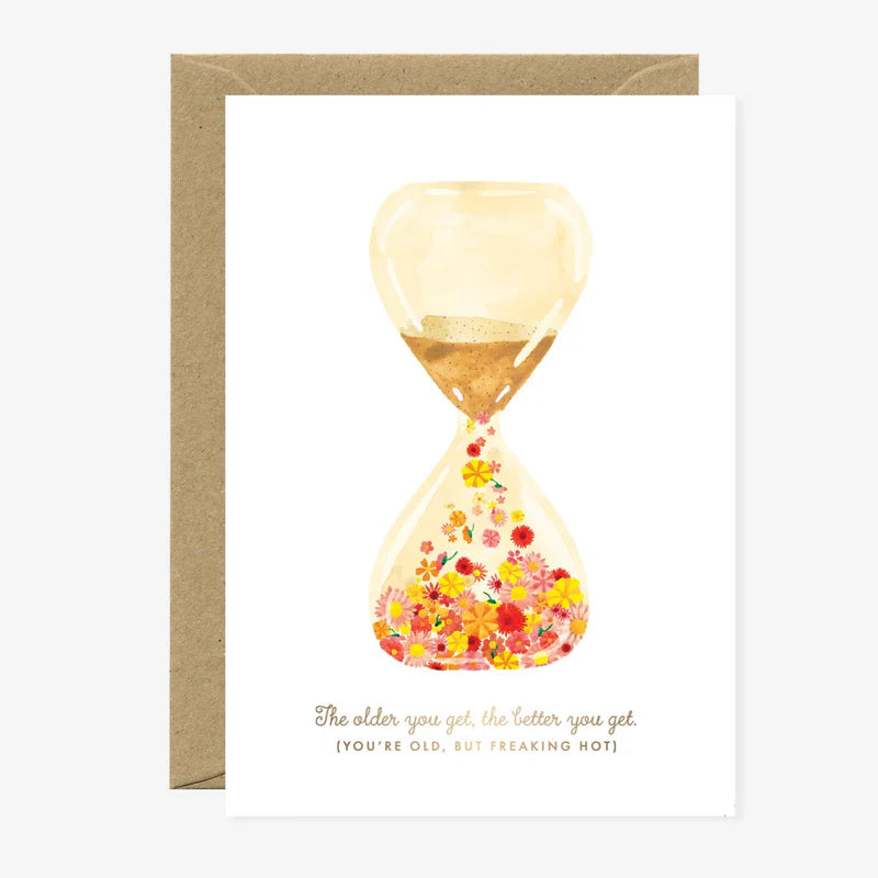 Floral Hourglass