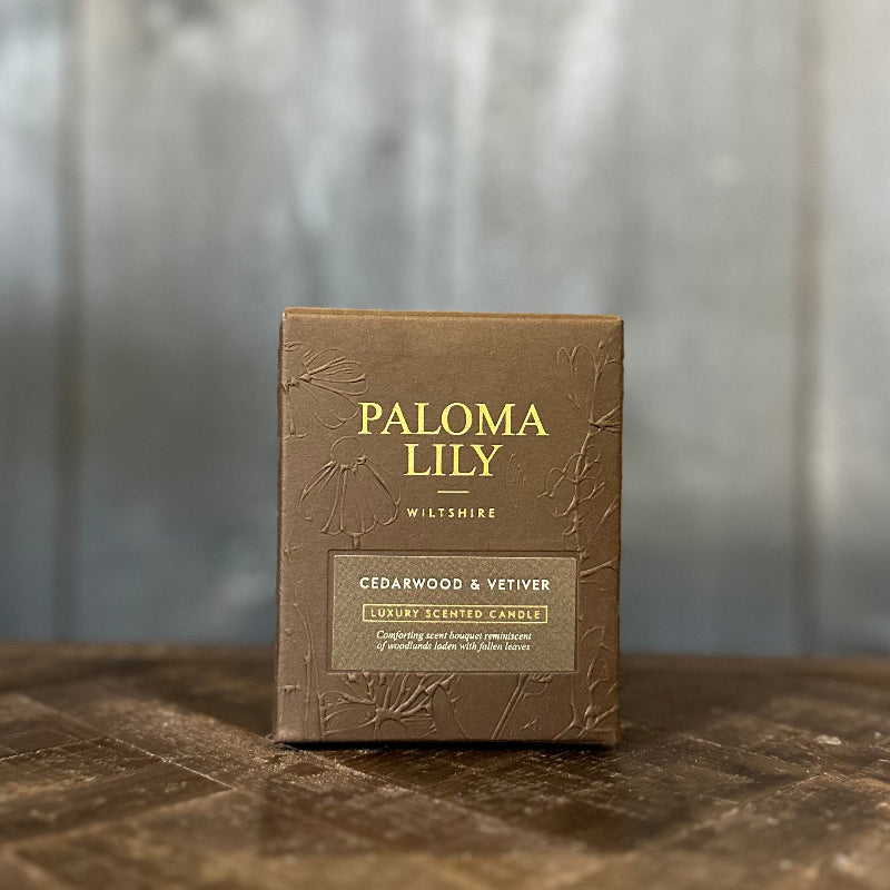Cedarwood &amp; Vetiver Luxury Candle