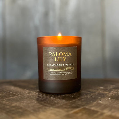 Cedarwood &amp; Vetiver Luxury Candle