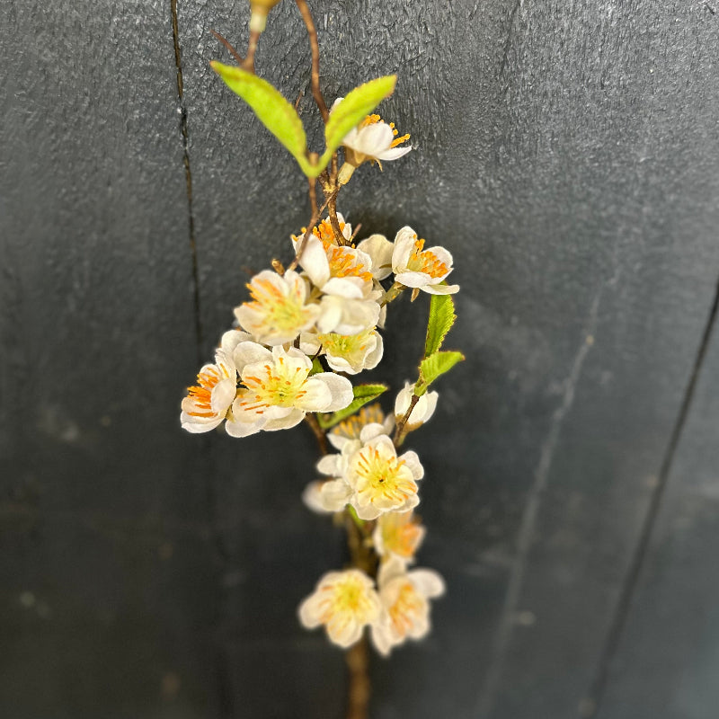 Faux Cherry Blossom White