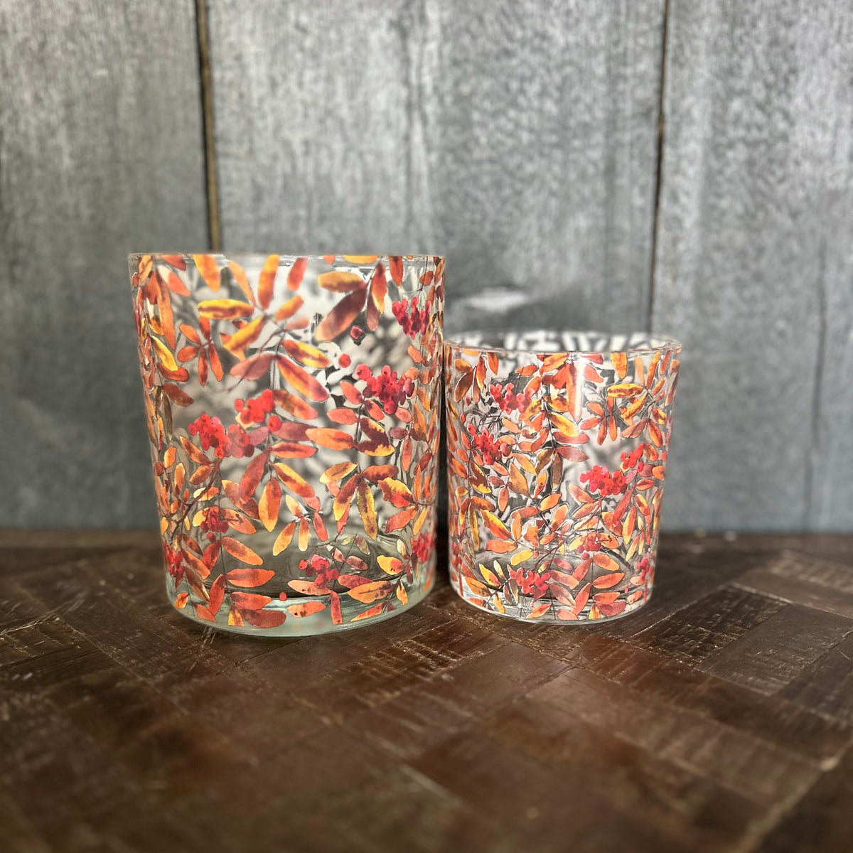Leaf Patten Candle Holders