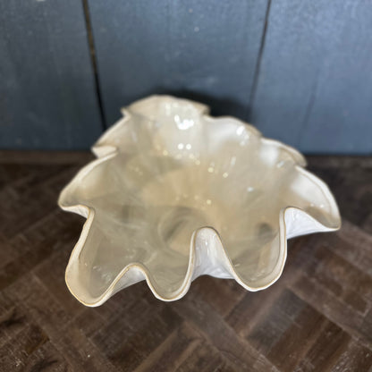 White Wave Planter