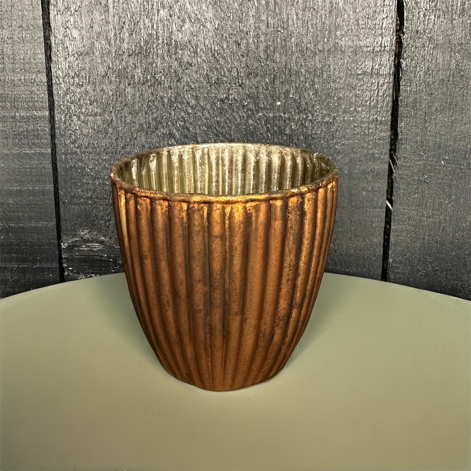 Ribbed Candle Holders